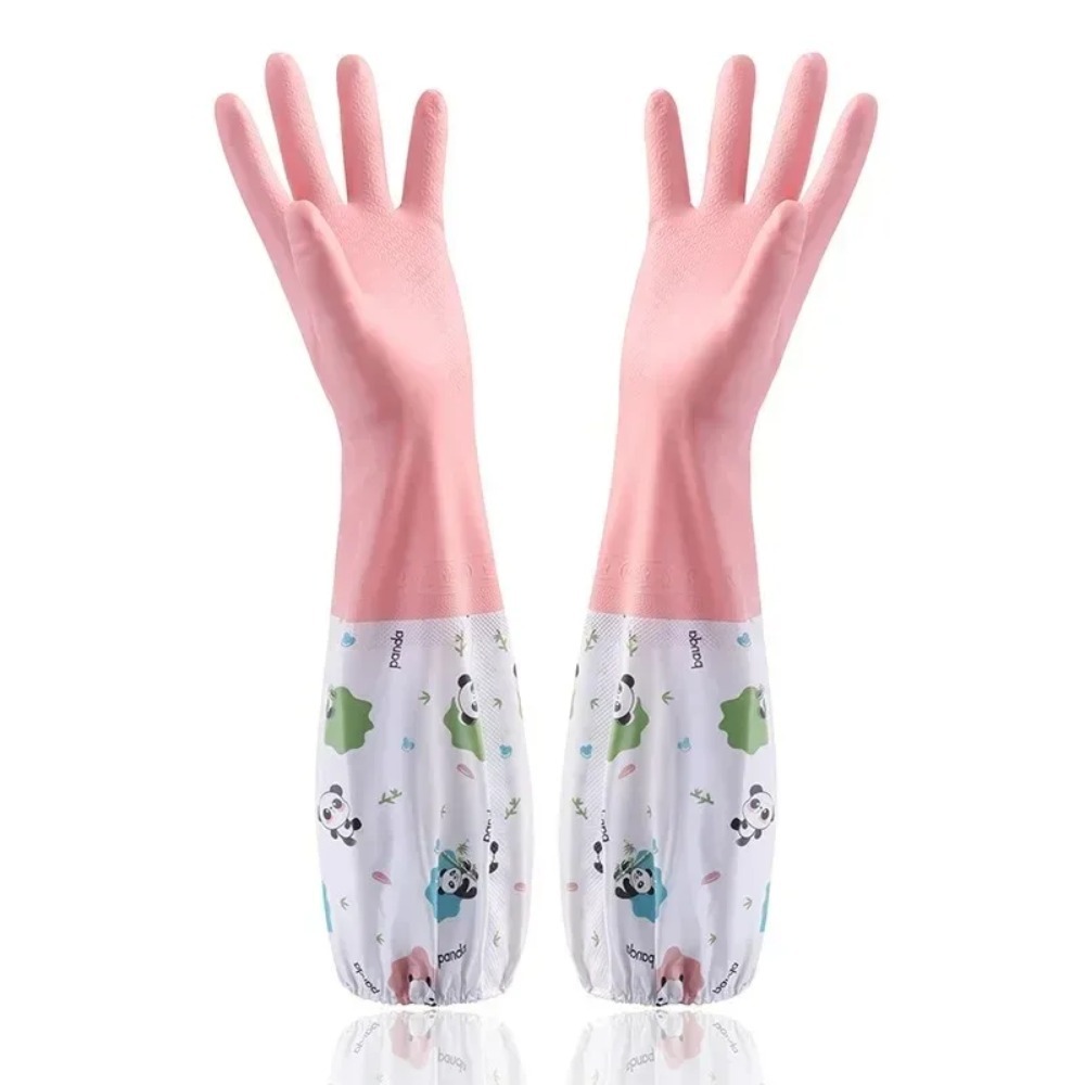 Dish Glove Rubber - Women's Waterproof Rubber Kitchen Gloves Extended