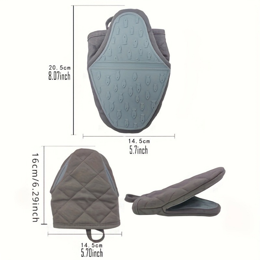 1PC Fish Shaped Silicone Anti  - Oven Mitt Silicone recension och pris