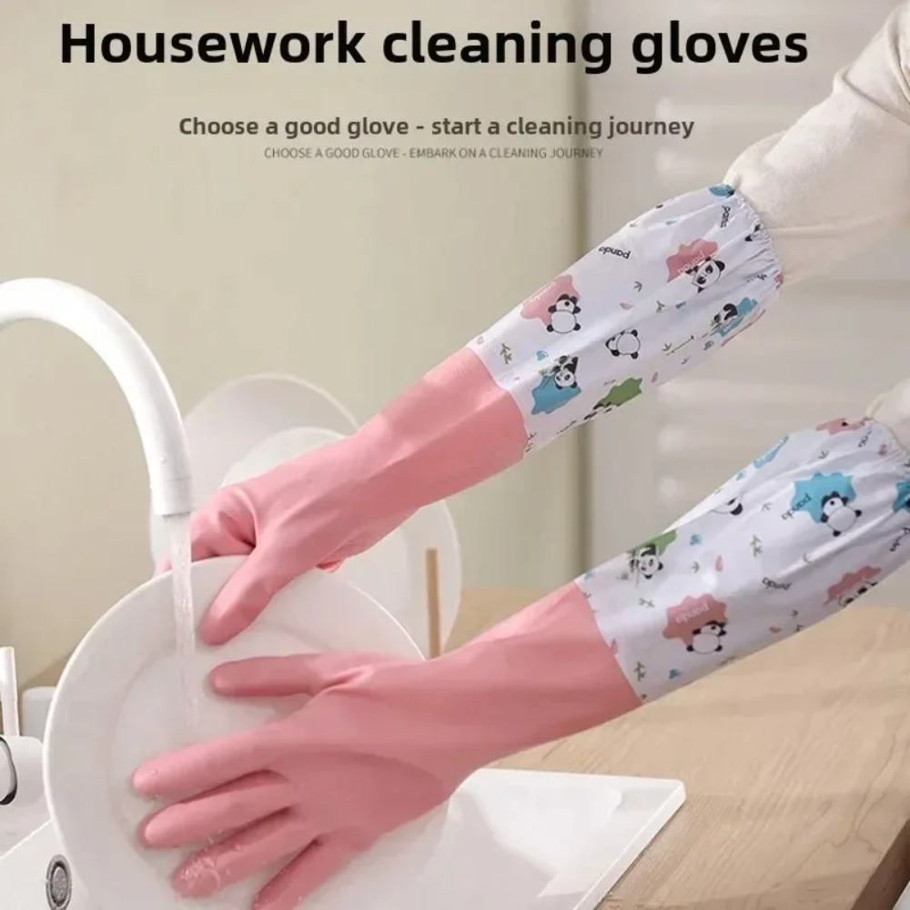 Women's Waterproof Rubber Kitc - Dish Glove Rubber recension och pris