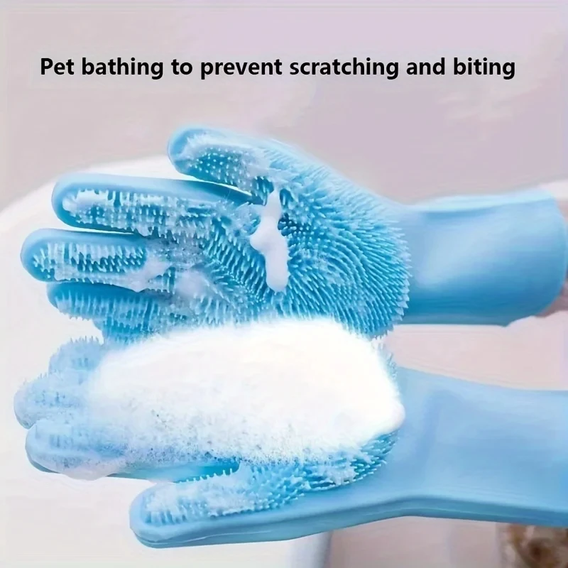 Pet Grooming Cleaning Gloves D - Rubber Glove Cleaning recension och pris