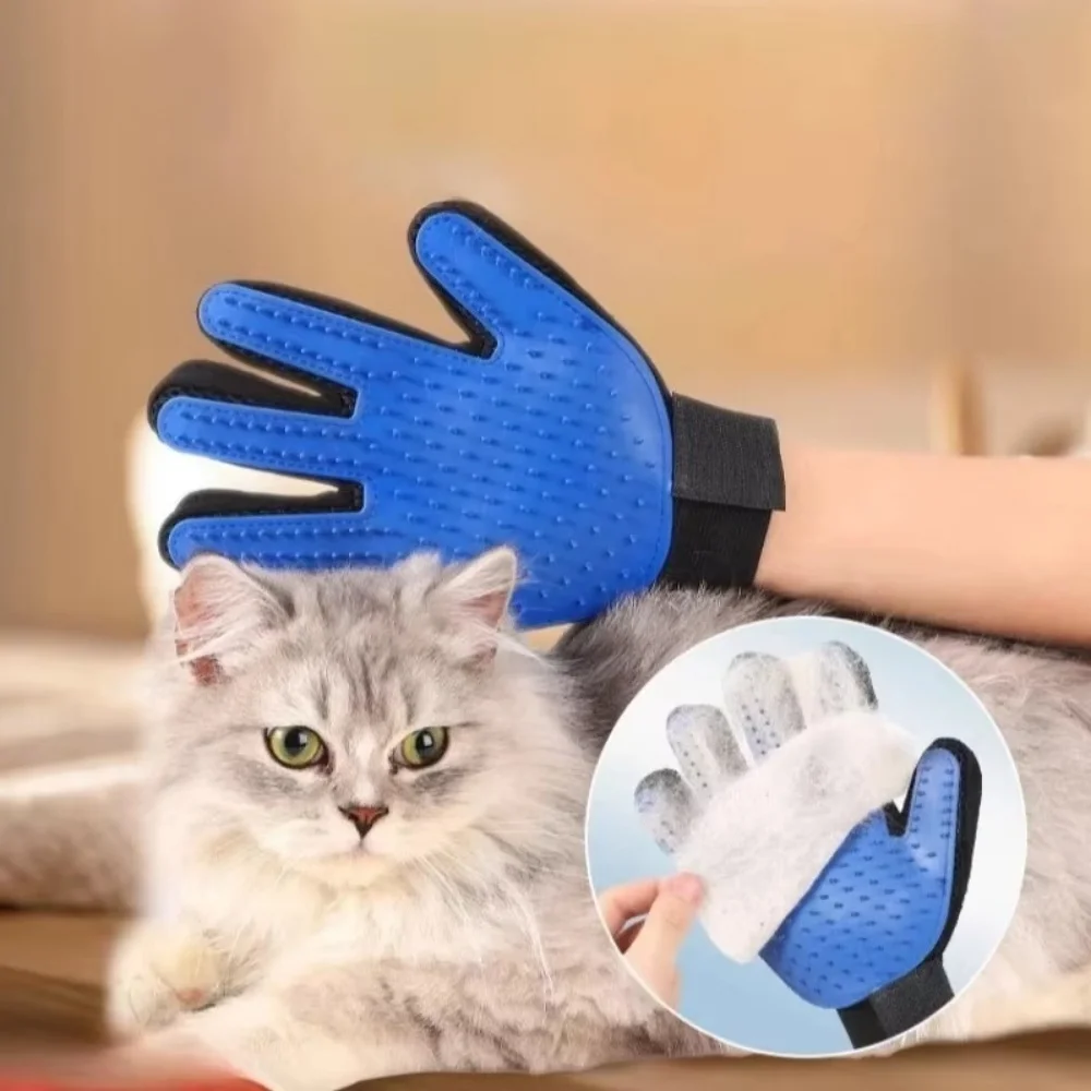 Pet Cat Dog Grooming Gloves Ca - Rubber Glove Cleaning recension och pris