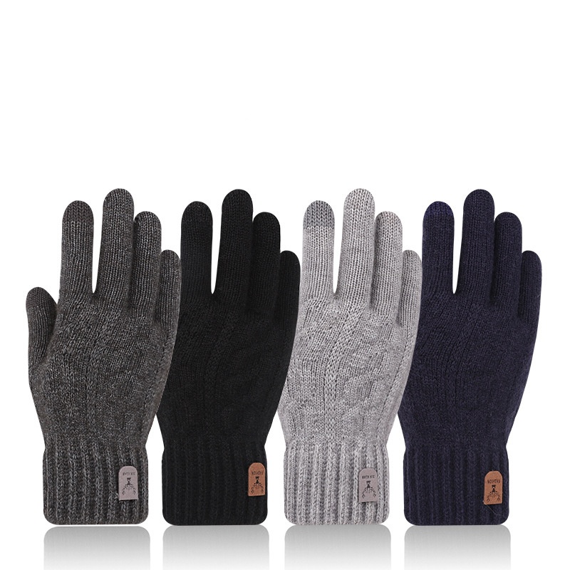 Men Winter Warm Wool Knitted G - Wool Glove Lined recension och pris