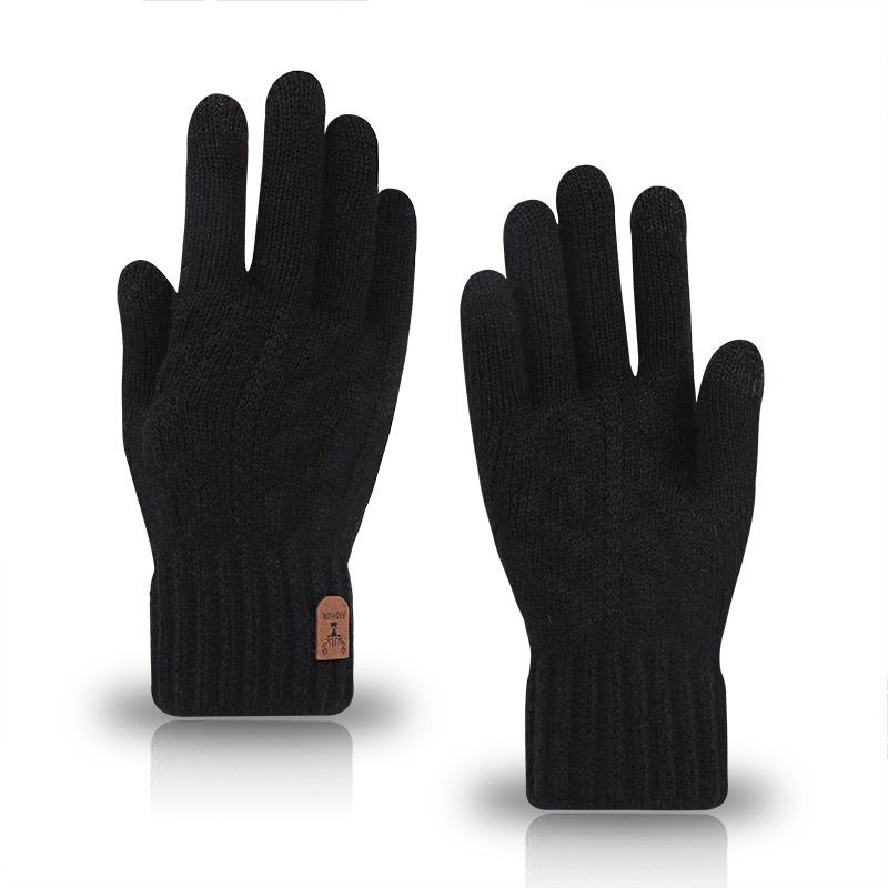 Men Winter Warm Wool Knitted G - Wool Glove Lined recension och pris