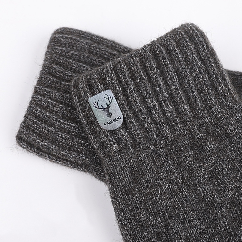 Men Winter Warm Wool Knitted G - Wool Glove Lined recension och pris