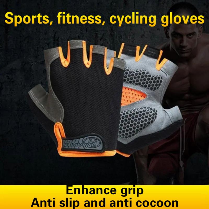 Unisex Half Finger Cycling Glo - Workout Glove Gym recension och pris