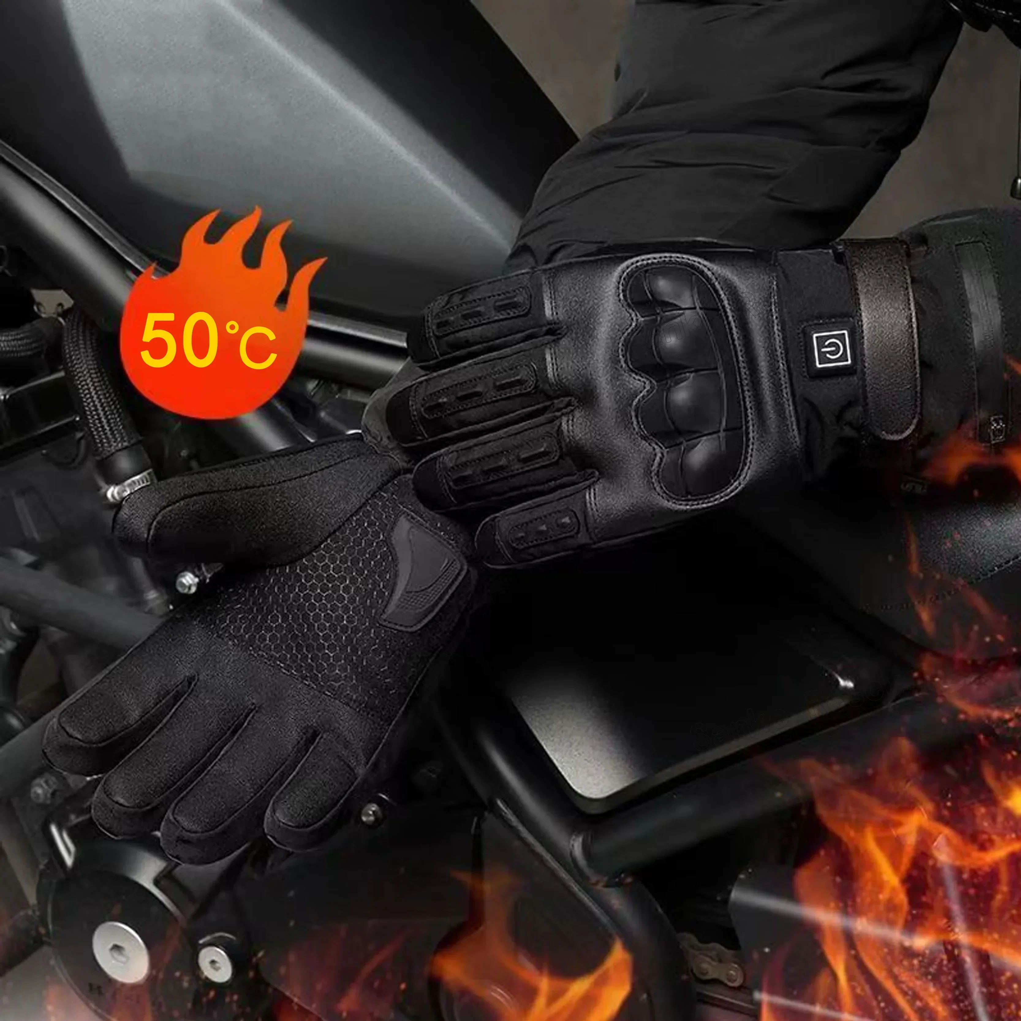 Electric Heated Gloves Thermal - Ski Glove Waterproof recension och pris
