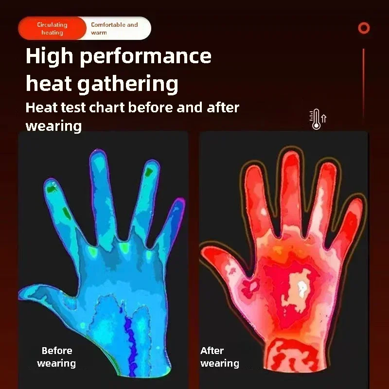 Electric Heated Gloves Thermal - Ski Glove Waterproof recension och pris