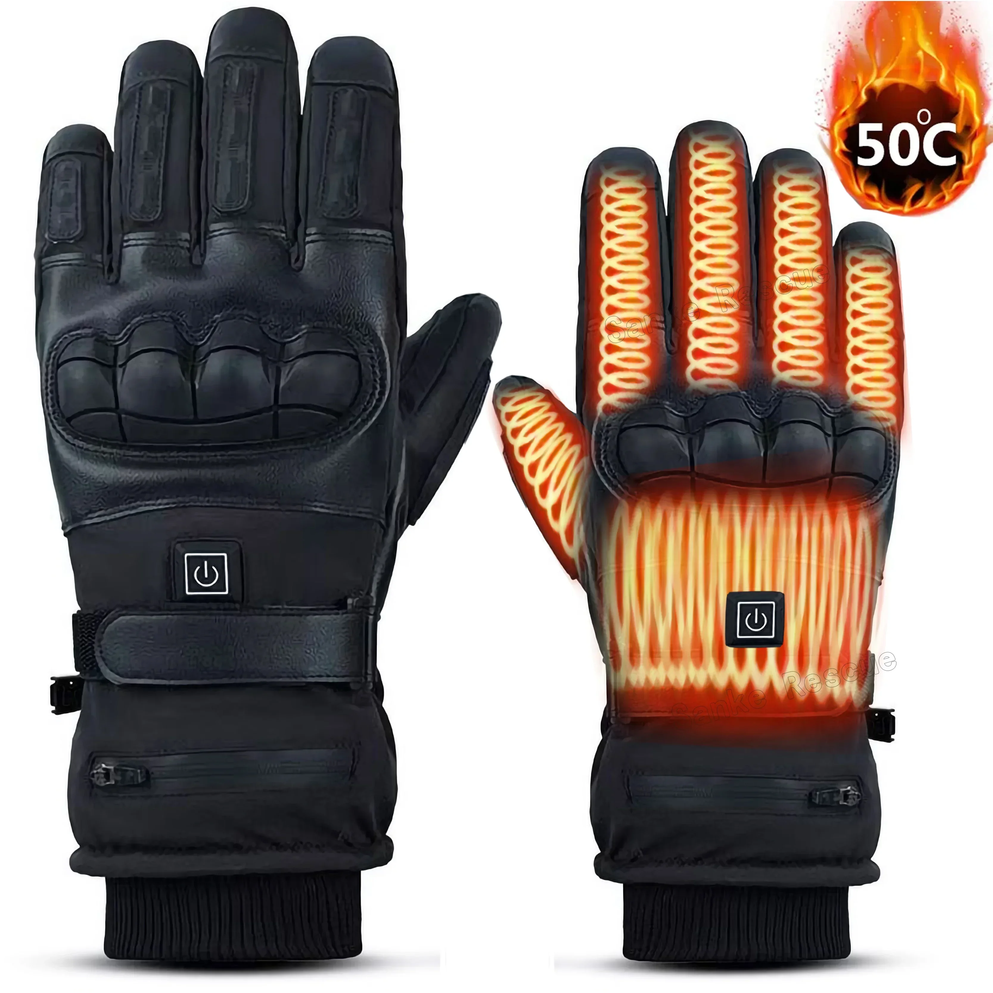 Electric Heated Gloves Thermal - Ski Glove Waterproof recension och pris